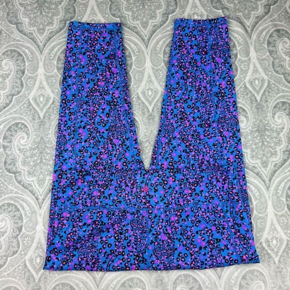 Womens Lilly Pulitzer UPF 50+ Luxletic 24" High Rise Weekender Midi Legging Blue - Picture 3 of 5